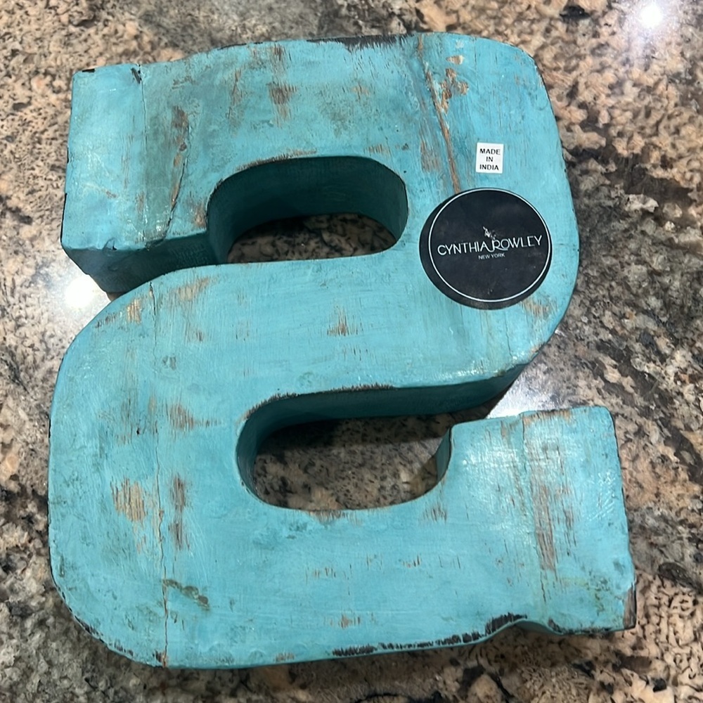 Cynthia Rowley Teal Decorative Accent - Picture 2 of 4